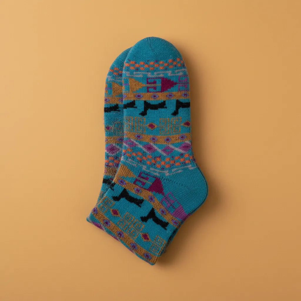 Andes Patterned Alpaca Crew